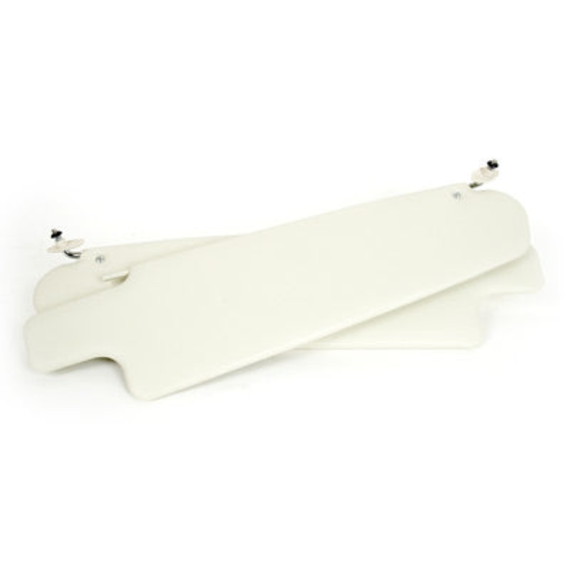 White Sun Visor Set 68-79 II