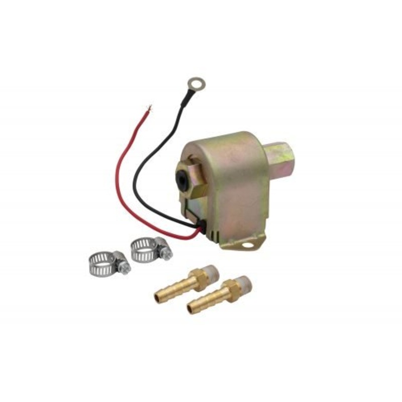 EMPI 41-2500 Fuel Pump, 1.5 – 4.0 PSI, with Fittings & Clamps
