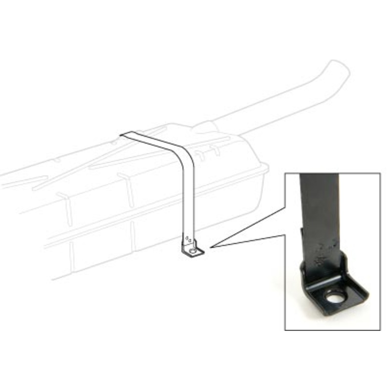 Fuel Tank Mounting Strap, 55-67 II, 2 straps/set