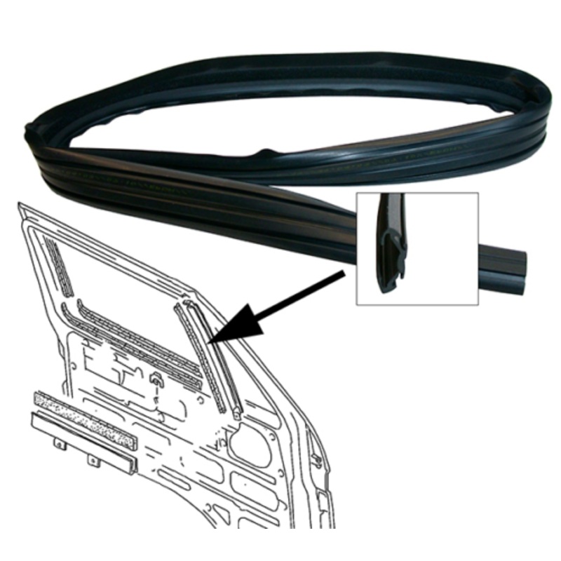 Window Channel, small; Vanagon