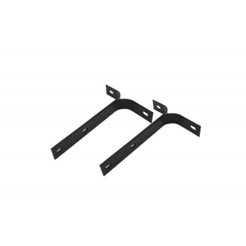 EMPI 98-1011 Bumper Bracket, Pair; Front Black, 55-67 I