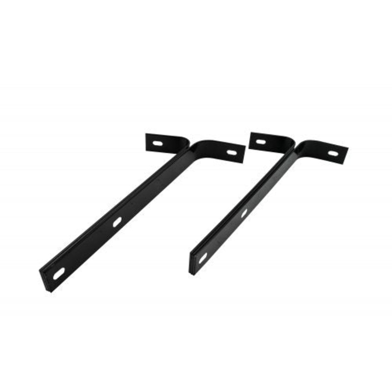 EMPI 98-1021 Bumper Bracket, pair; Rear, Black, 55-67