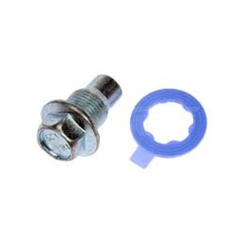Oil Drain Plug, M14-1.25 w/Plastic Gasket