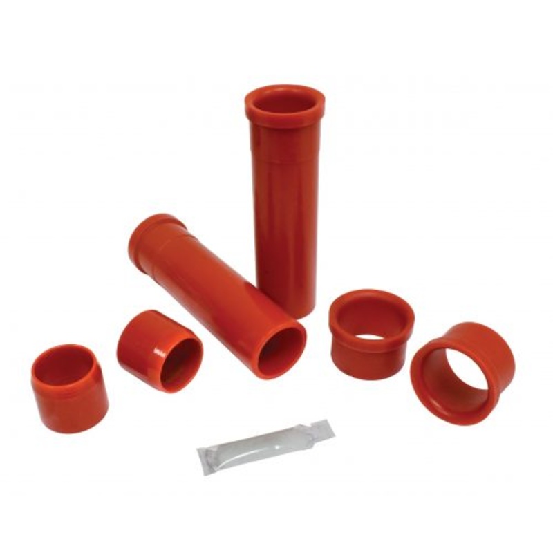 BUGPACK/EMPI Bushing Kit, Outer, Needle Bearing Ball Joint, Red