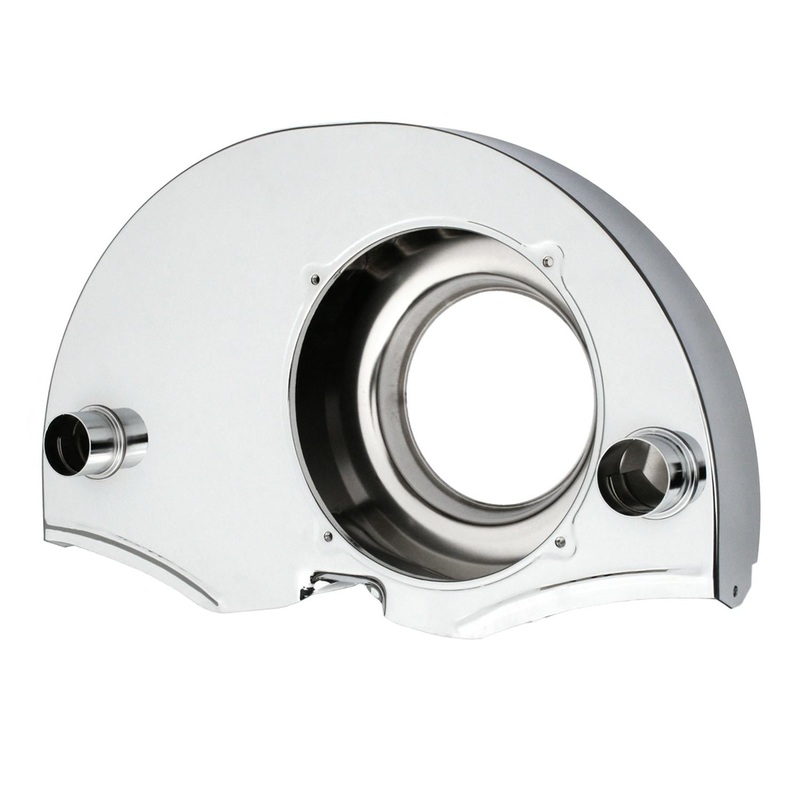 Fan Shroud – 36 HP; Chrome; With Ducts