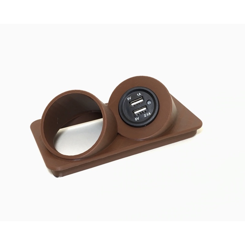 Vanagon Ashtray PowerPod Guage Holder, Brown