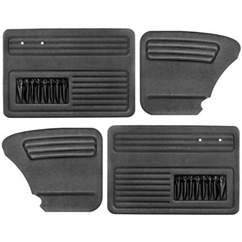 Black Vinyl Door Panels, 1958-64 Beetle