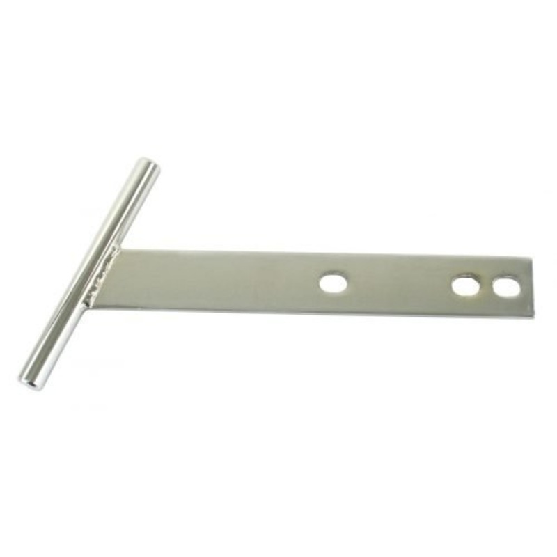 Bumper T-Bars, Chrome, -67 I