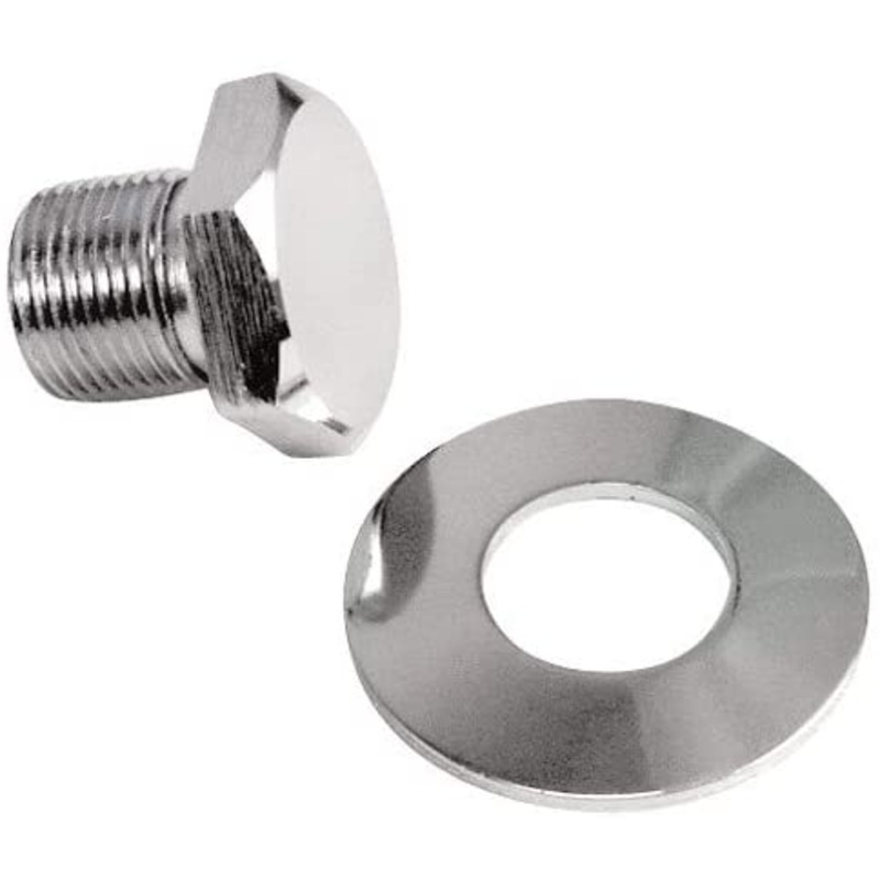 Chrome Pulley Bolt & Washer Set