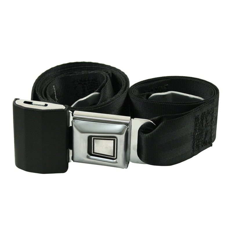 EMPI 2-point 72″ Universal Black Lap Seat Belt