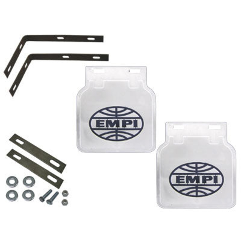 EMPI Mud Flaps, White, Type 2