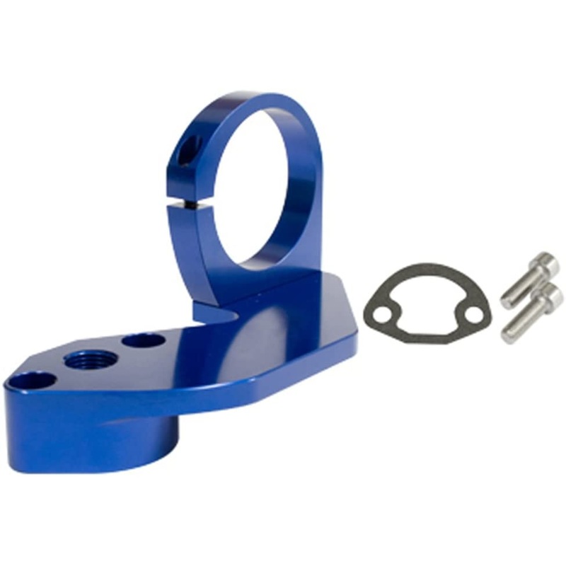 Fuel Pump Block-Off/Coil Mount Combo, Blue