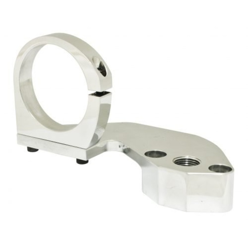 Fuel Pump Block-Off/Coil Mount Combo, Polished