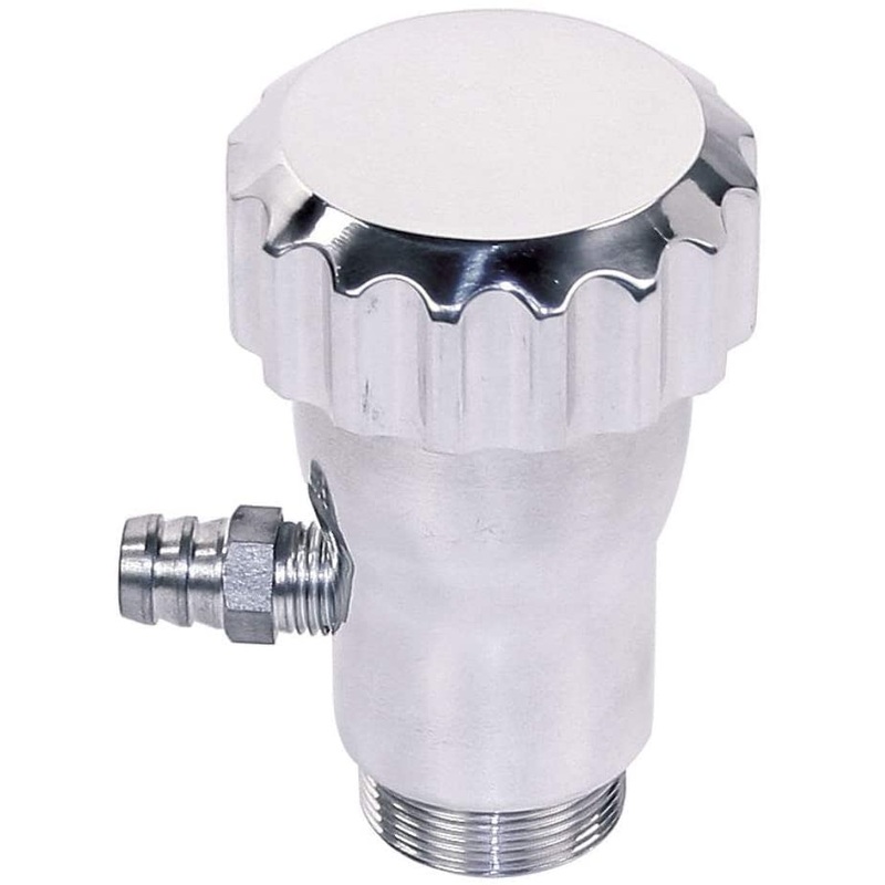 Oil Filler, Grooved Cap and Vent, Billet