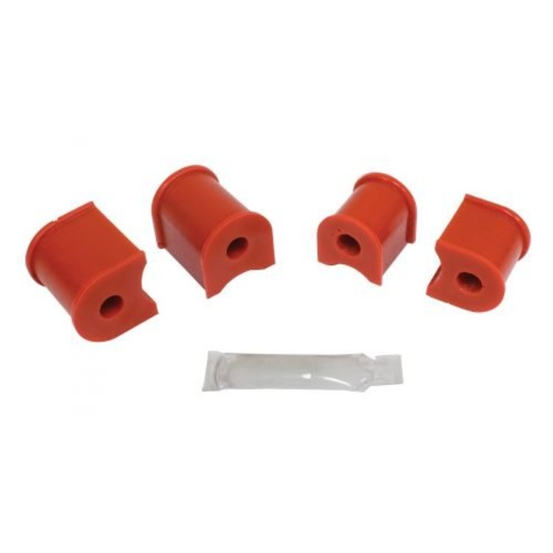 Sway Bar Bushing Kit, Front 12mm Bar Link Pin / Ball Joint, Red