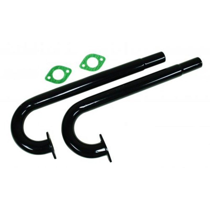EMPI 3357 EMPI J-Tubes, Black, pair