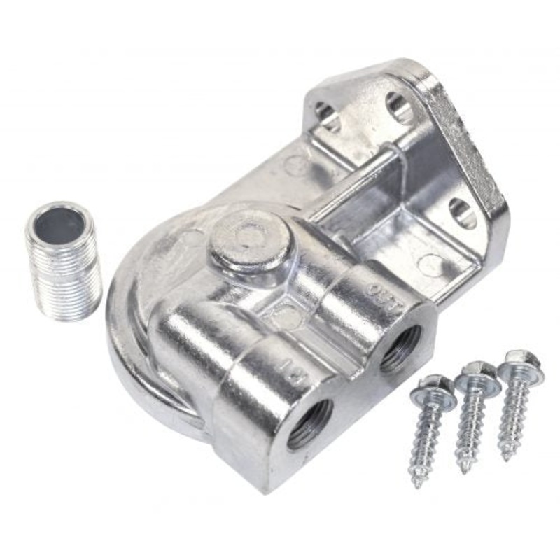 EMPI 9245 Oil Filter Adapter with Nipple, Ports Right