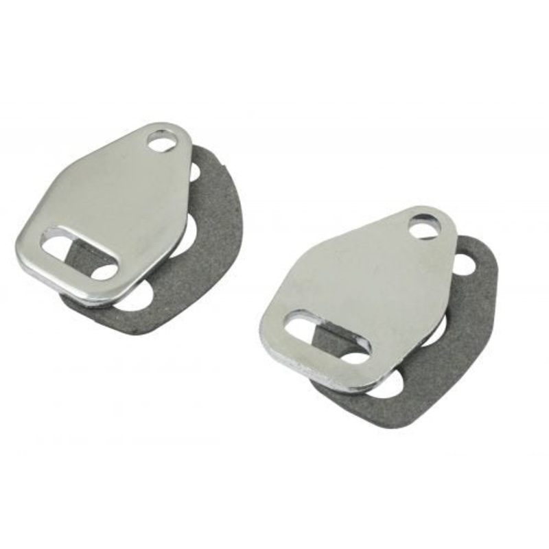 Heat Riser Block-Off Plate Kit, Chrome