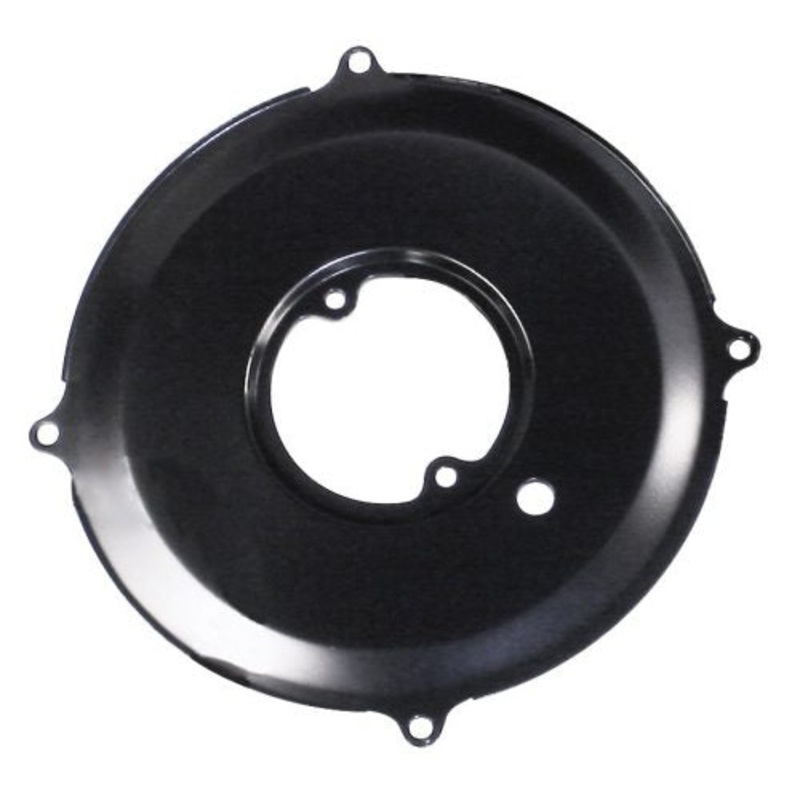 Steel Alternator/Generator Backing Plate, Black