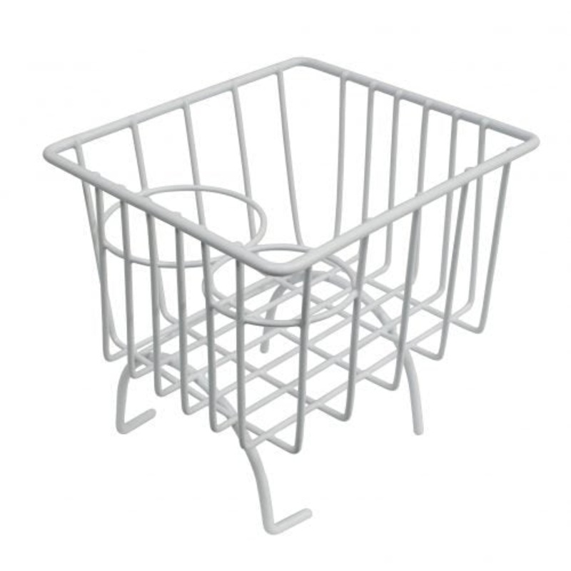 Wire Hump Basket, Ivory
