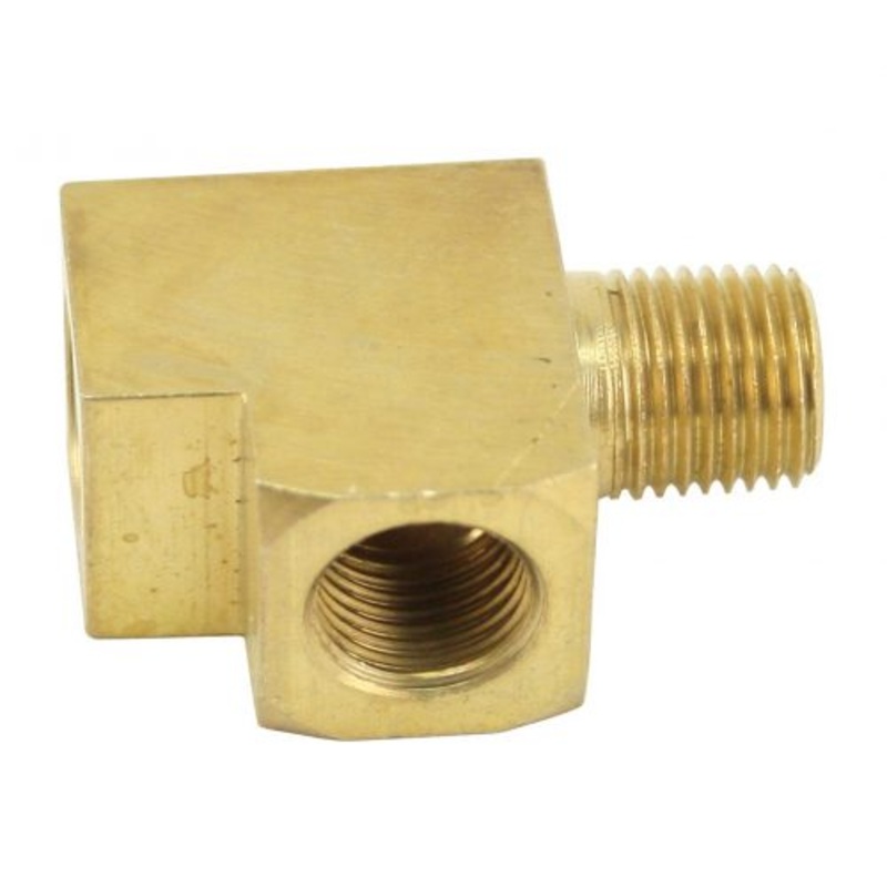 Brass T-Fitting Adapter, 1/8″