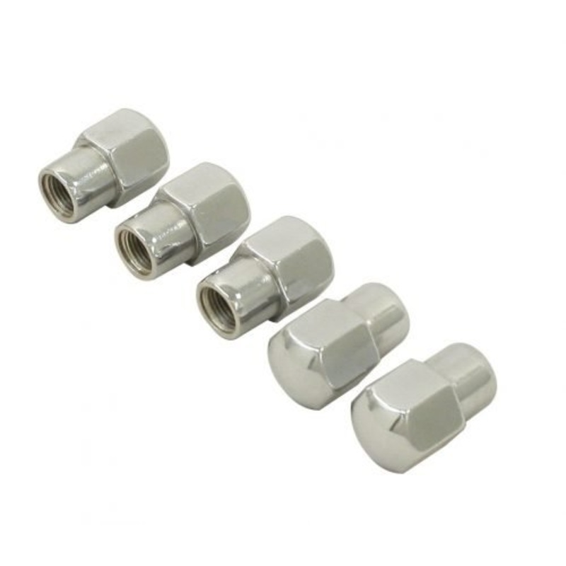 Chrome Lug Nuts, M12-1.5 (for Mag Wheels, Set of 5)