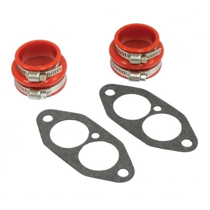 Dual Port Installation Kit with Red Urethane Boots