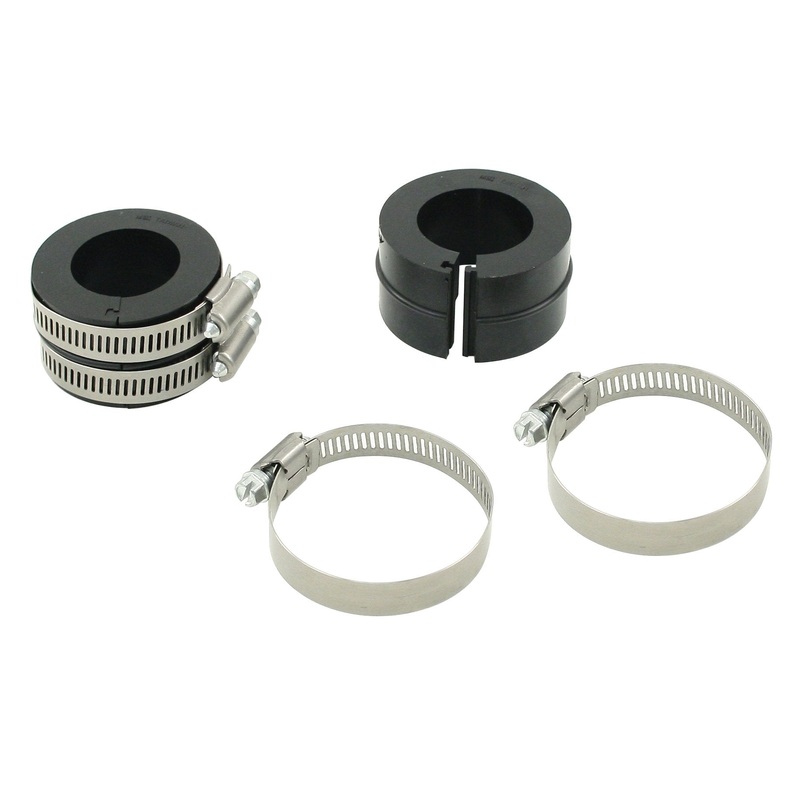 Dual Port Spilt-Boot Intake Boots with Clamps, Pair