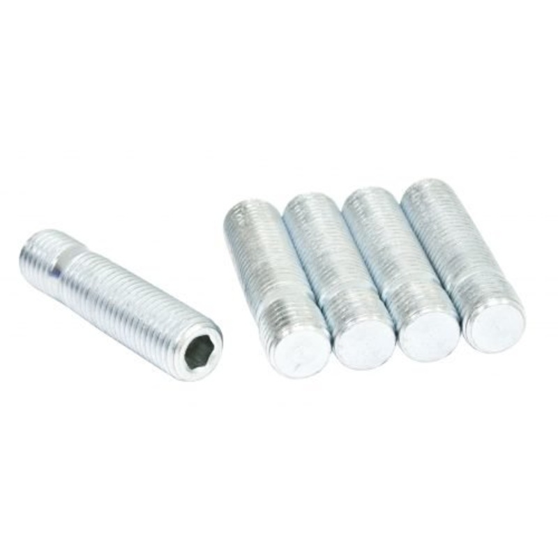 EMPI 70-2877 Long Wheel Studs, M12-1.5 Both Ends, Set of 5