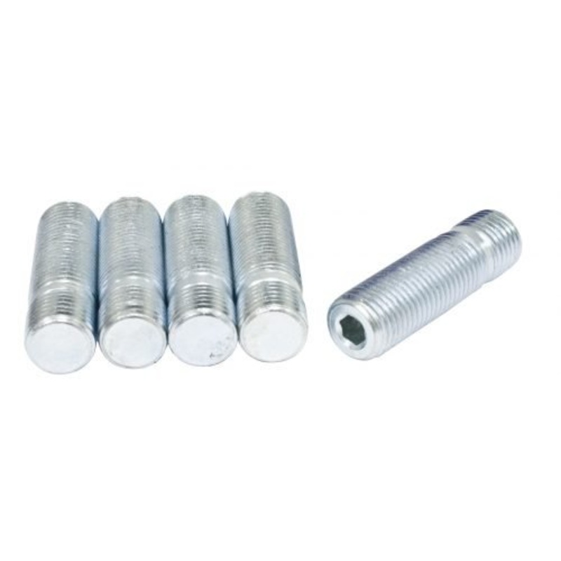 EMPI 70-2878 Long Wheel Studs, M14-1.5 Both Ends, Set of 5