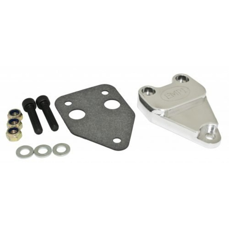 Oil Cooler Block-Off, Billet Aluminum