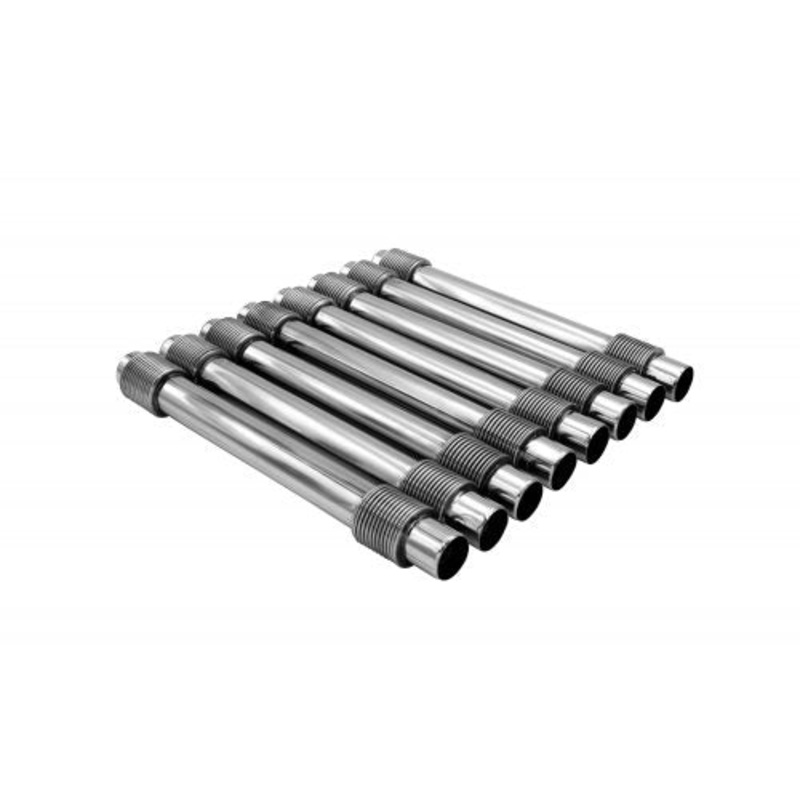 Push Rod Tubes, Windage, Stainless, Set of 8
