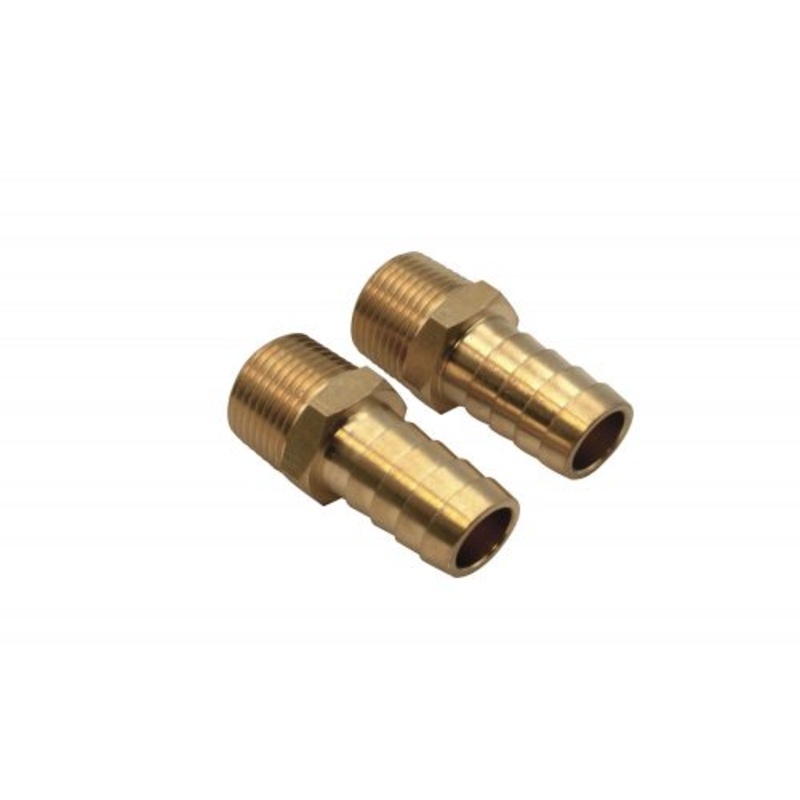 1/2″ Male with 1/2″ Hose Barb, Pack of 2