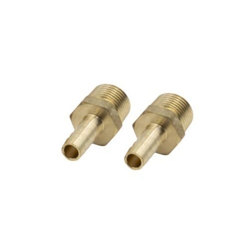 1/2″ Male with 3/8″ Hose Barb, Pack of 2