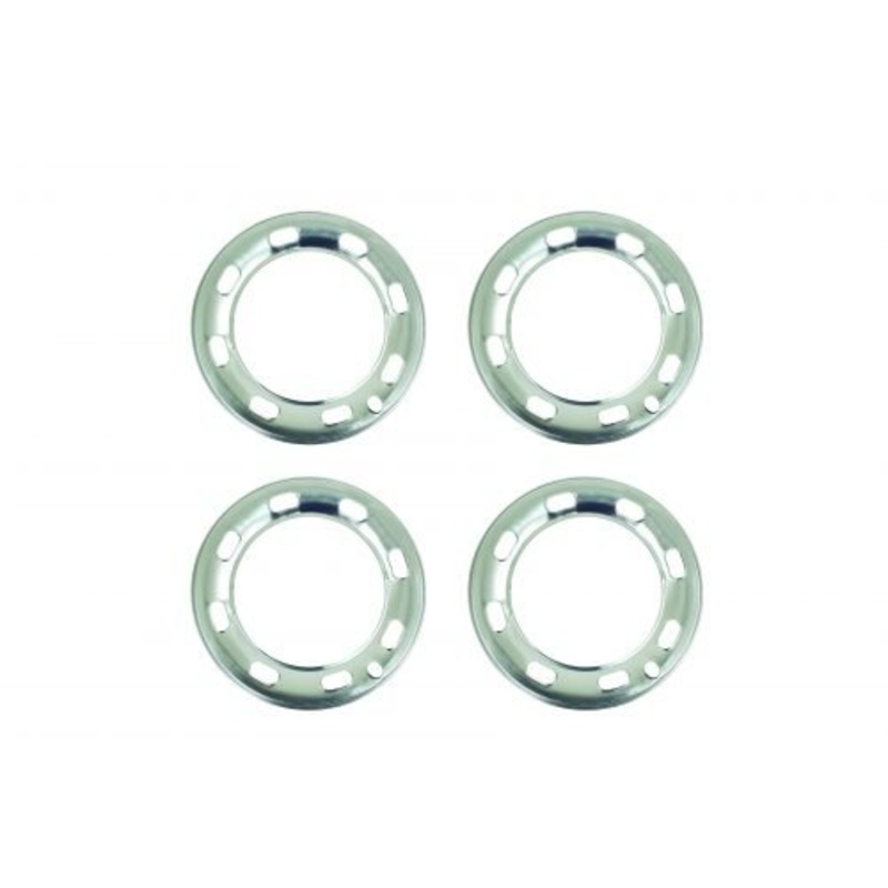 Beauty Rings, Late, 68-72, 8 Holes, Set of 4