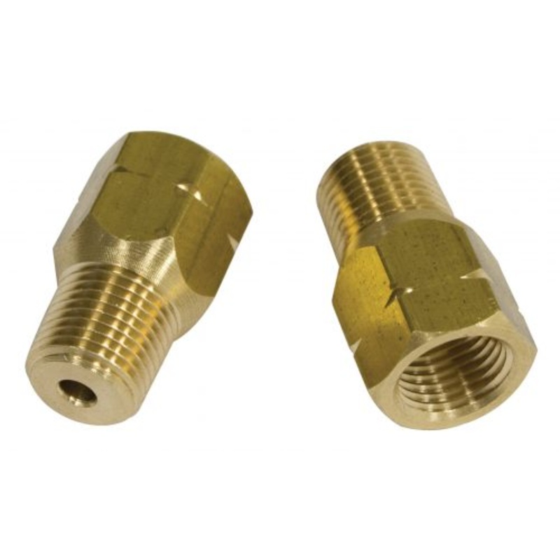 EMPI 18-1102 Male 1/8″ NPT to Female 10mm x 1.0 Bubble Flare