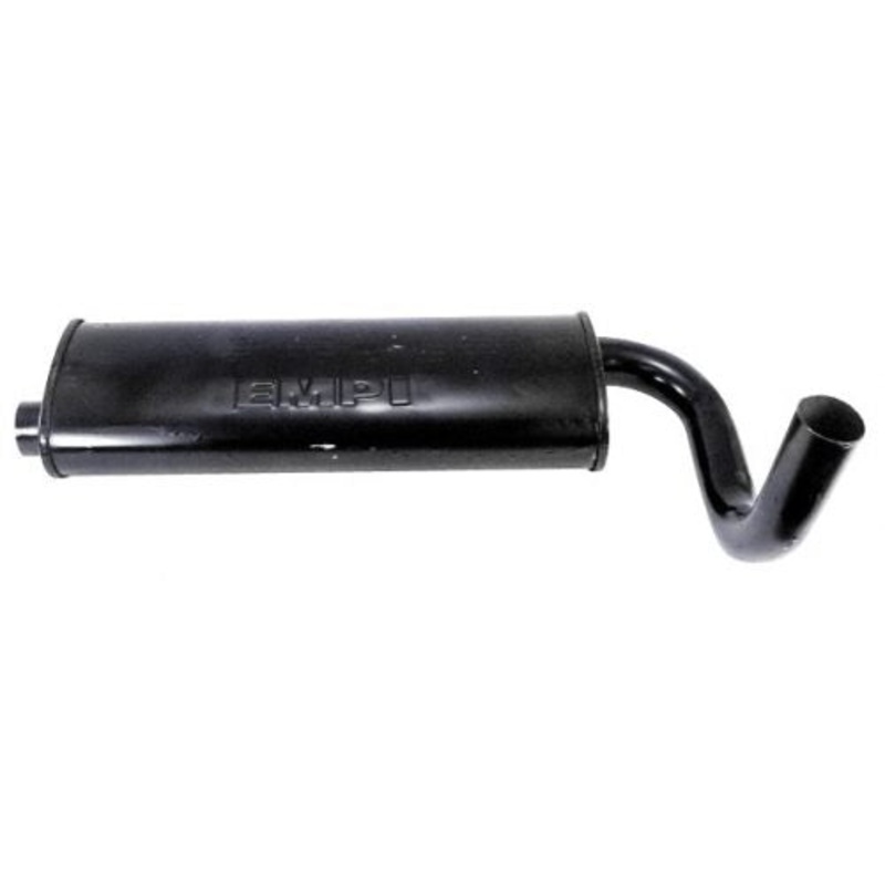 EMPI Quiet Muffler without Bend, Black
