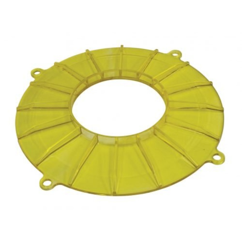 Finned Backing Plate, Gold