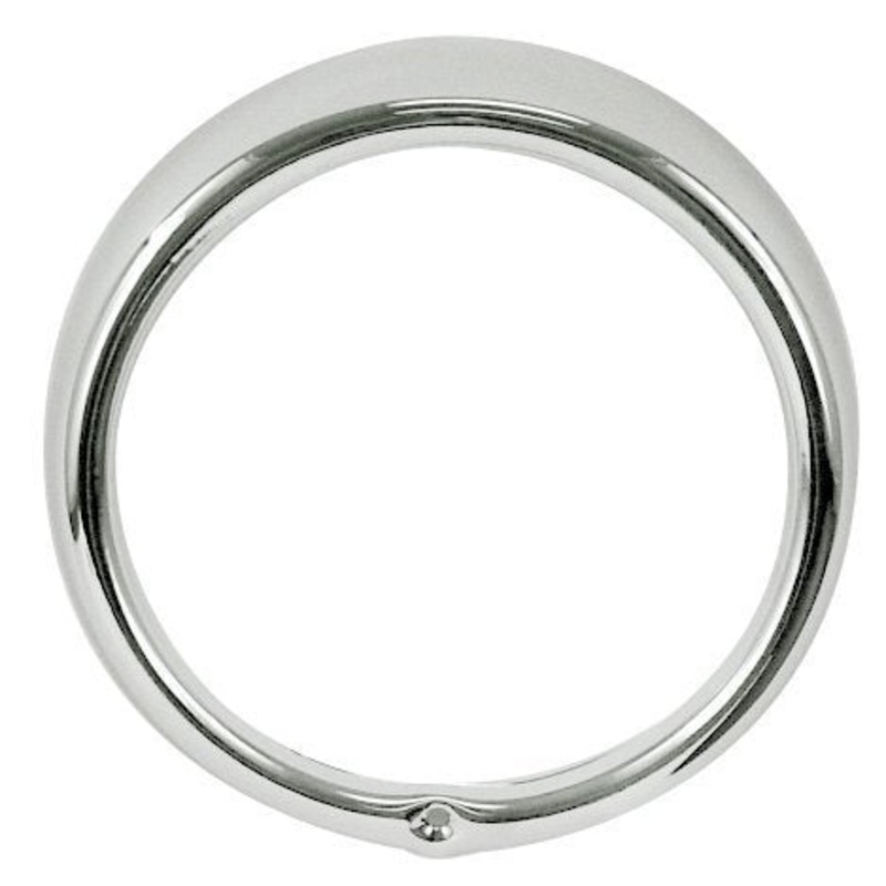 Headlight Rim, Chrome, 67-79 I/II
