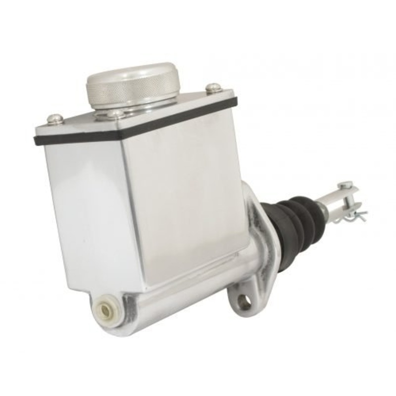 Master Cylinder Reservoir, High Square, Chrome