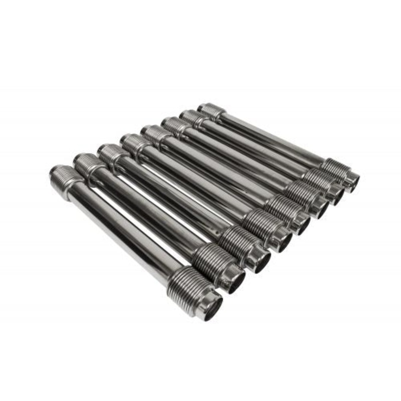 Push Rod Tube, Stainless Steel, Set of 8