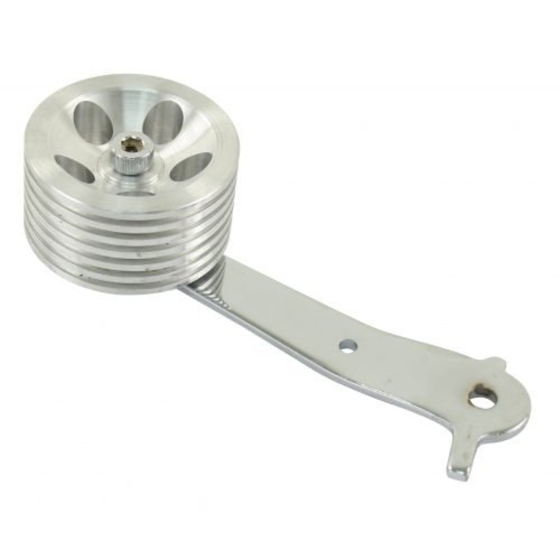 Roller Pedal, Billet Aluminum Roller