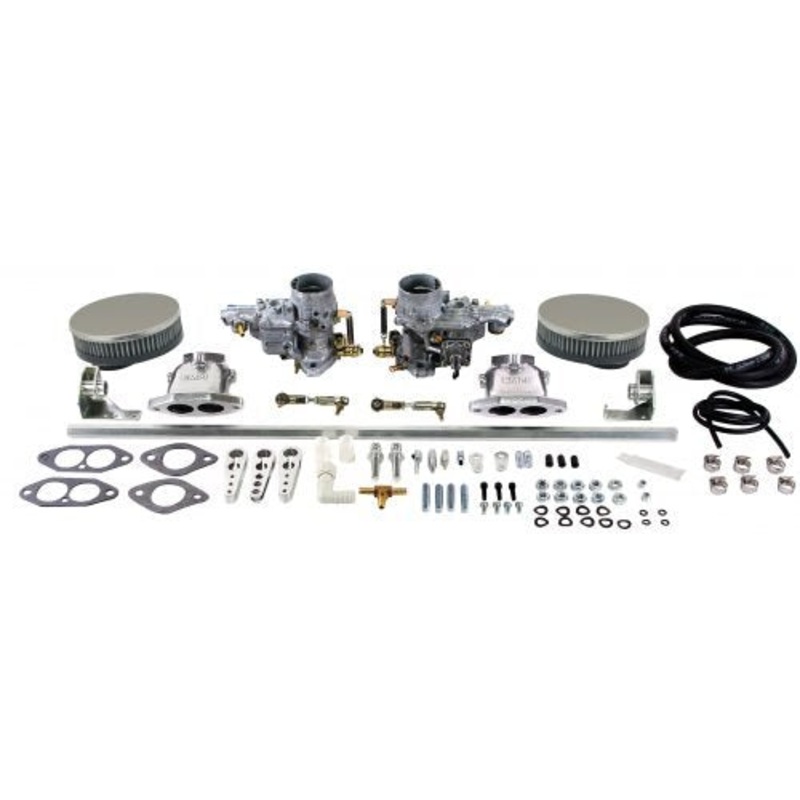 EMPI Dual WEBER 34 ICT Kit, Type 3 Dual Port with Air Cleaners