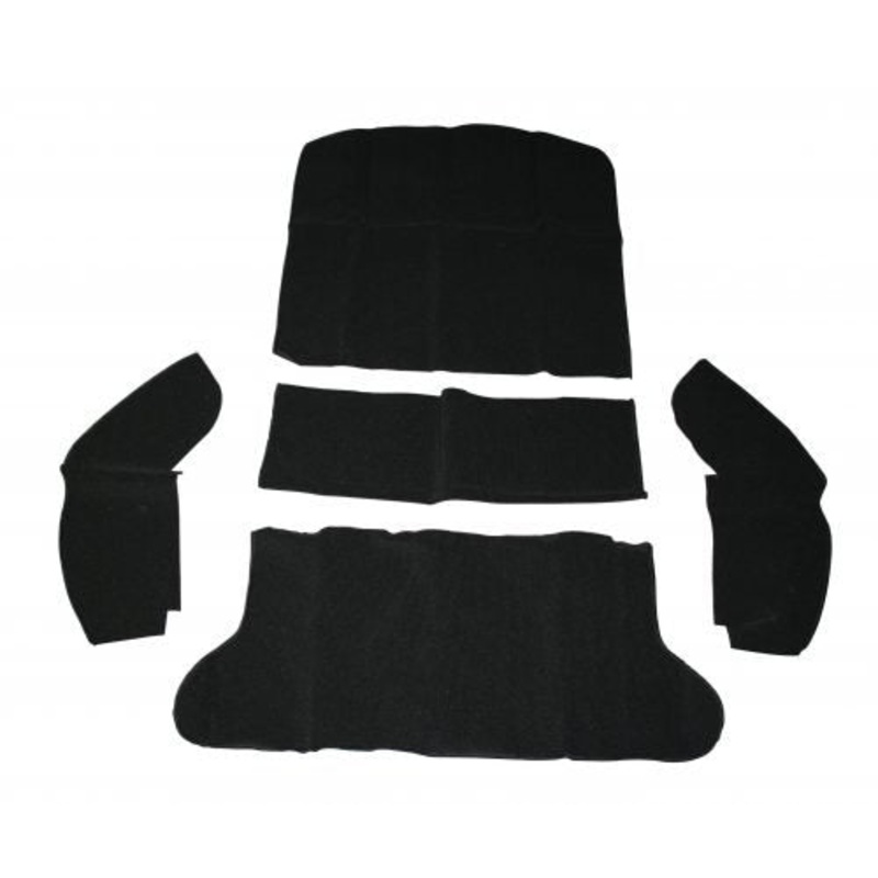 Rear Well Carpet Kit, Black, 65-72 I