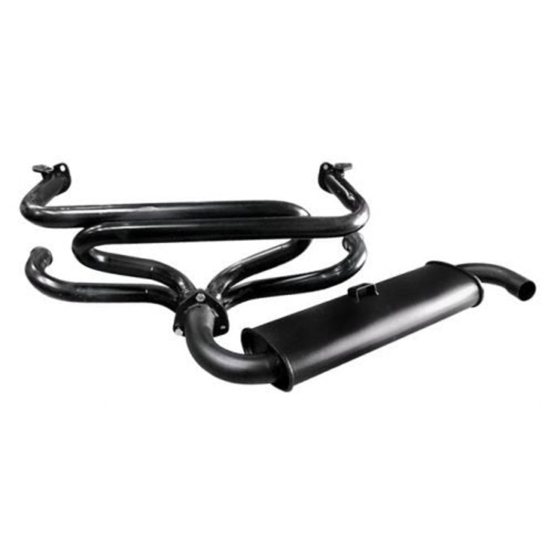 Single Quiet Pack Exhaust System, 1300-1600cc