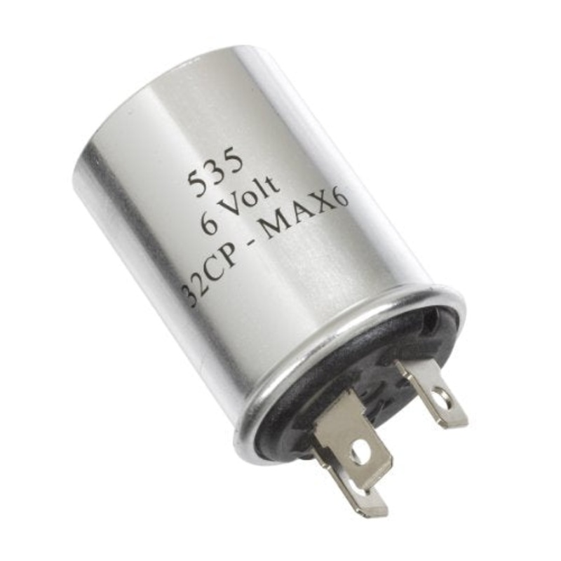 Turn Signal Flasher Relay, 6v