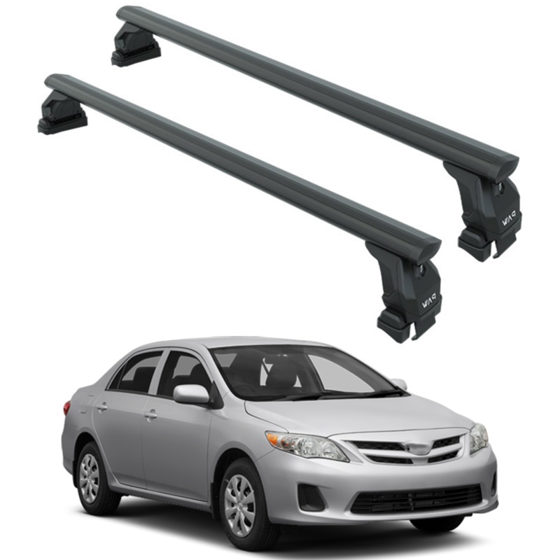 For Toyota Corolla 2007-2013 Roof Rack Cross Bars Normal Roof Black