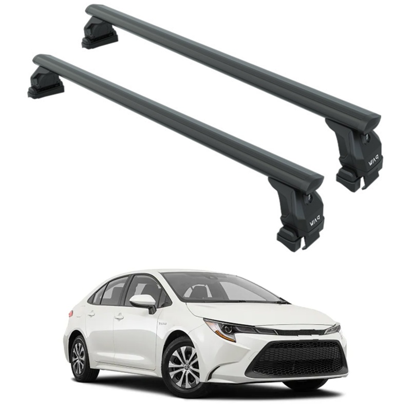 For Toyota Corolla Sedan 2018-2025 Roof Rack Cross Bars Normal Roof Black