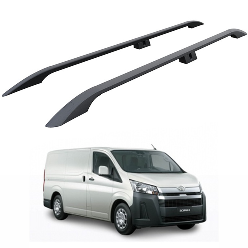 For Toyota Hiace H300 2019-2025 Roof Side Rails Ultimate Style Alu Black