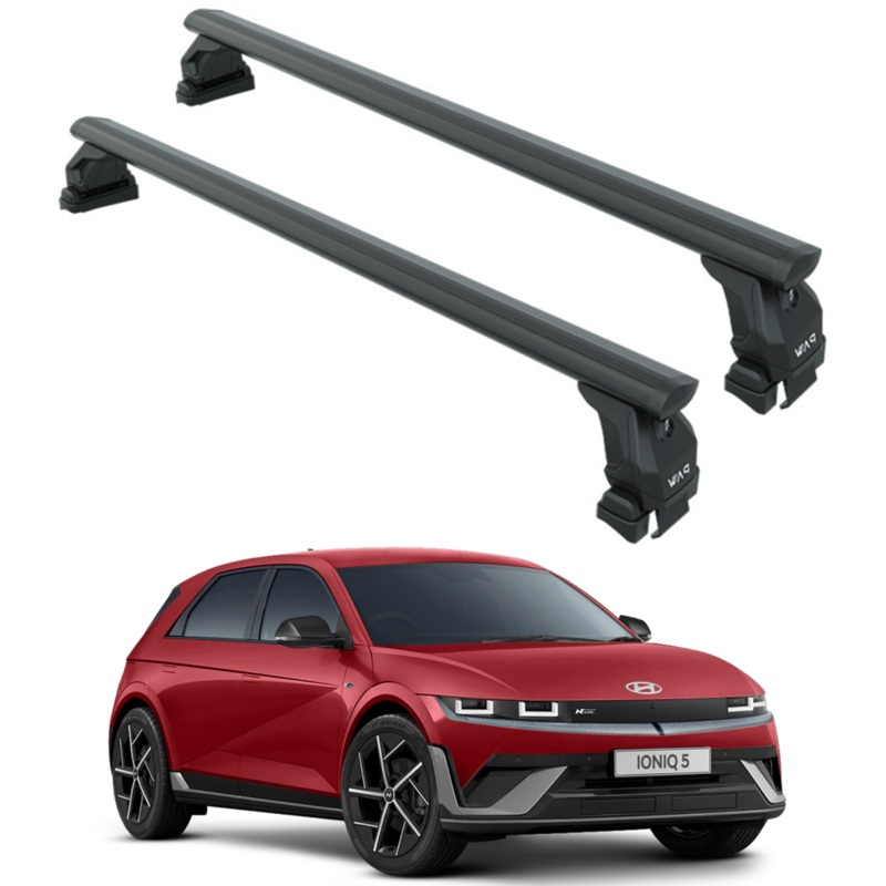 For Hyundai ioniq 5 2022-2024 Roof Rack Cross Bars Normal Roof Black